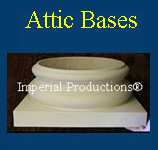 Attic Base collection for decorative neo-classical columns