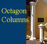 Octagon columns custom made to exact sizes