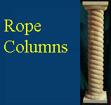 Rope columns 6 styles left and right twists