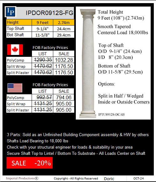 IPDOR0912S-FG Price Card