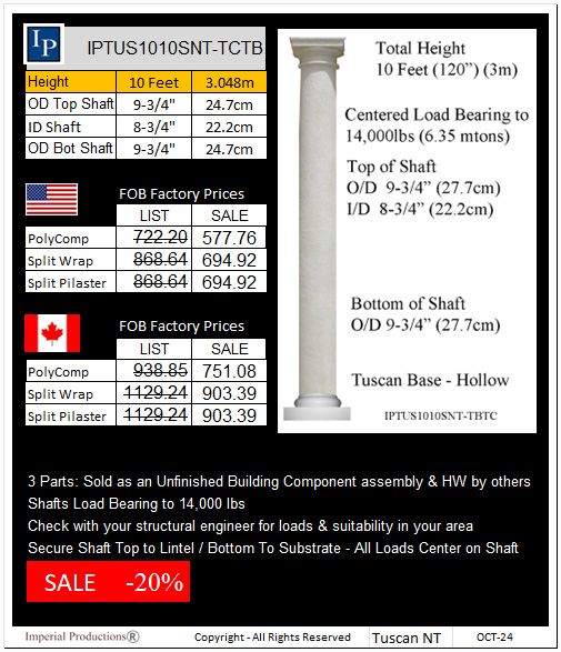 IPTUS1010SNT-TCTB-FG PRICE CARD