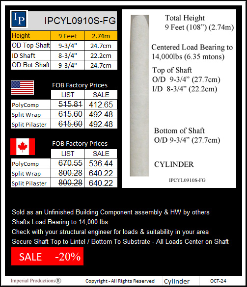 IPCYL0910S-FG PRICE CARD